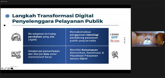 Pemerintah Melakukan Upaya Terbaik untuk Digitalisasi Layanan Publik